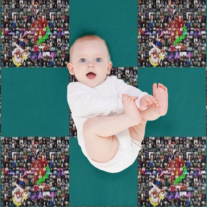Gtreatest DJs Mosaic Travel-friendly Throw Blanket