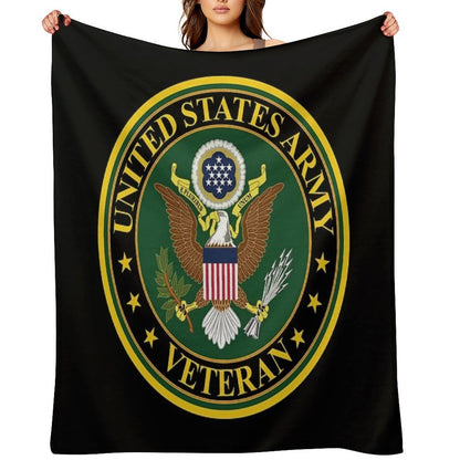 Army - US Army Veteran Gift-ready Throw Blanket