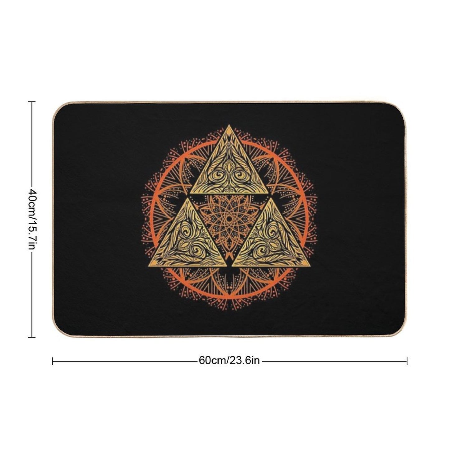 Mandalaforce Durable Bath Mat