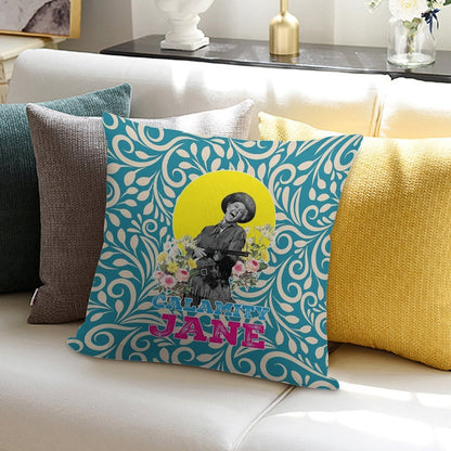 Calamity Jane, Film, 50s Soft Fade-Resistant Throw Pillow