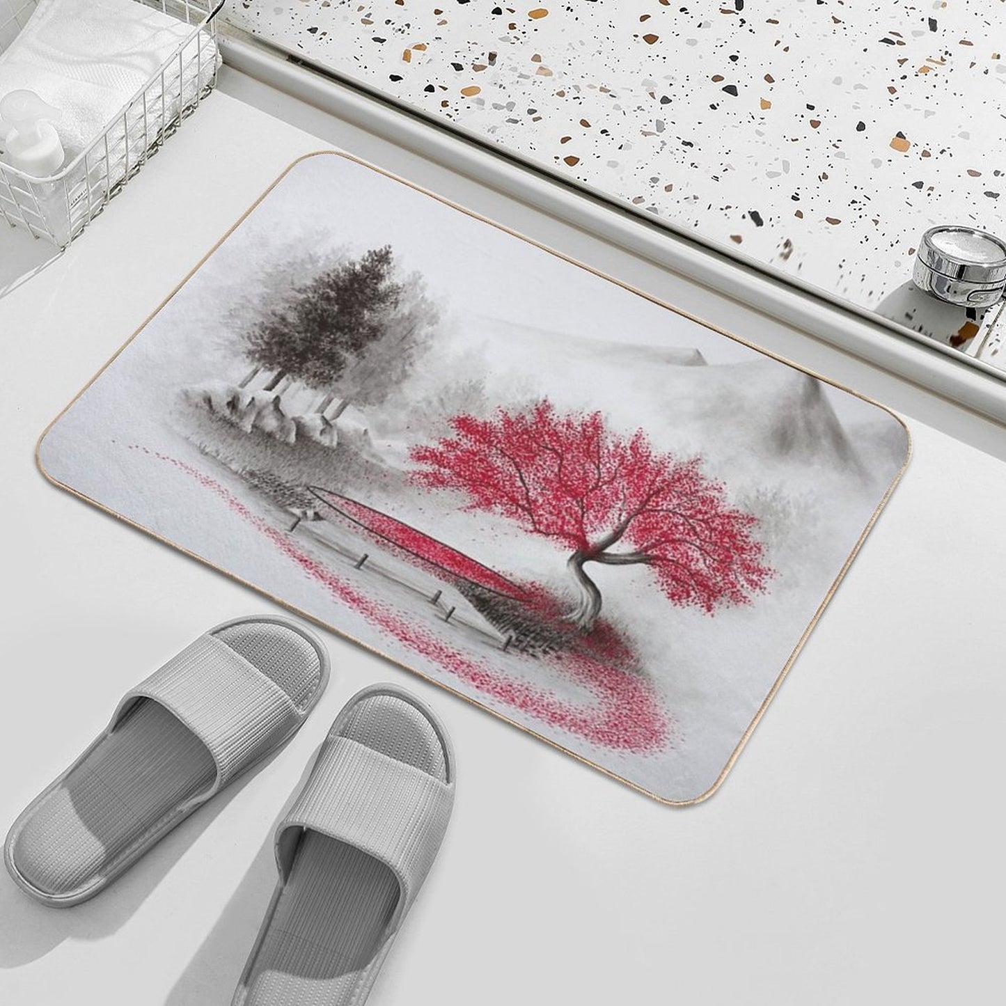 Memories  Stain-Proof Bath Mat