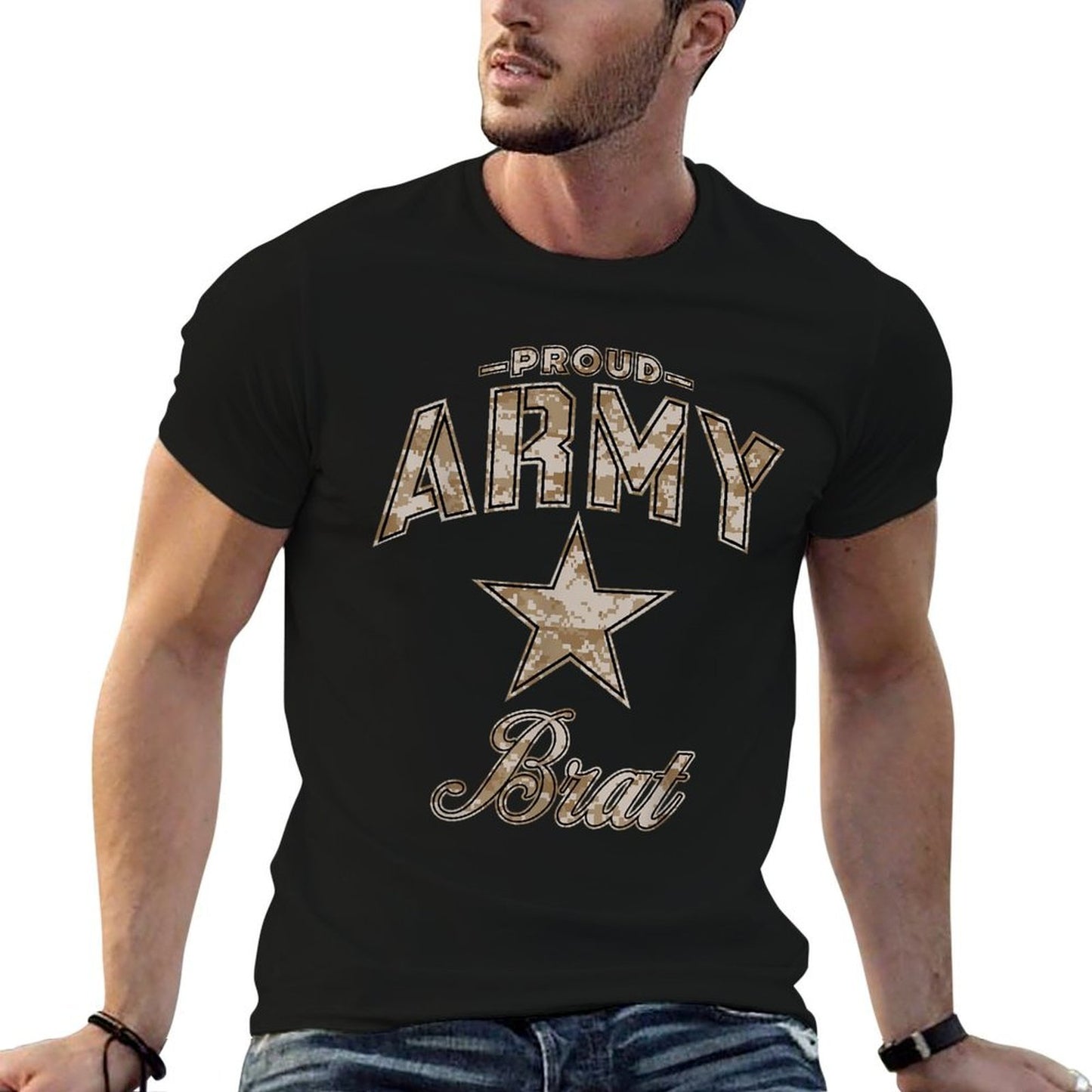 Army Brats (Camo)  Stretchy T-Shirt