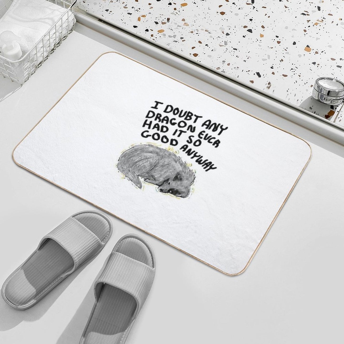 I Doubt Any Dragon Had It This Good Anyway - Stormlight Archive  Long-Lasting Bath Mat