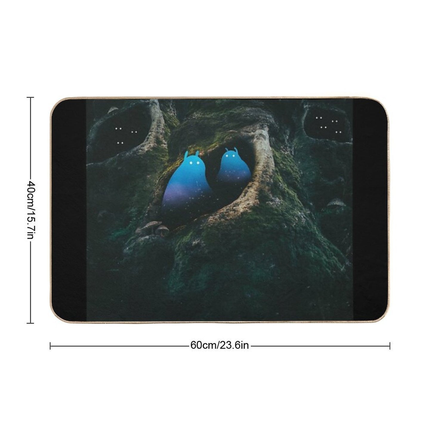 In The Forest of The Night  Easy Maintenance Bath Mat