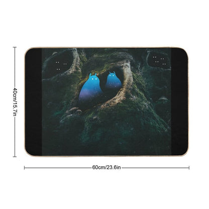 In The Forest of The Night  Easy Maintenance Bath Mat