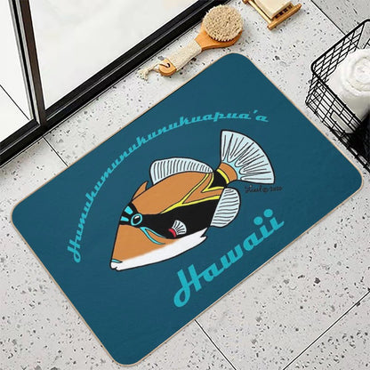 Humuhumu Hawaii  Slip-Resistant Bath Mat