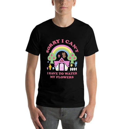 Animal Crossing Sorry I Cant I Have To Water My Flowers Premium  Soft T-Shirt