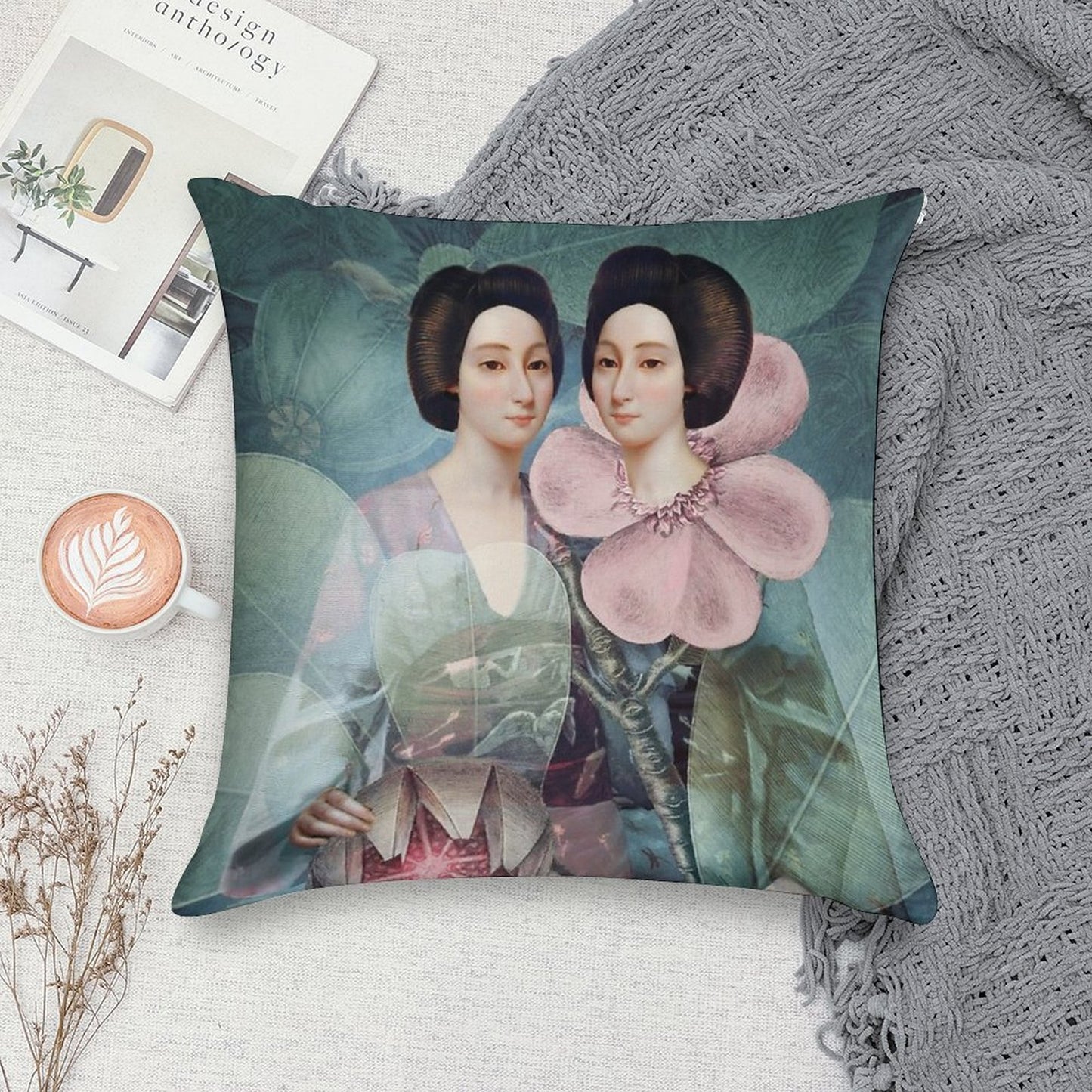 MF83YO7URCOVV Soft Luxury Feel Throw Pillow