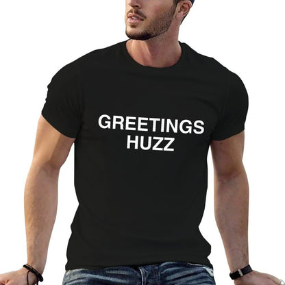 Greetings Huzz Funny Gen Z Gamer Brainrot Novelty Meme Trend  Soft T-Shirt