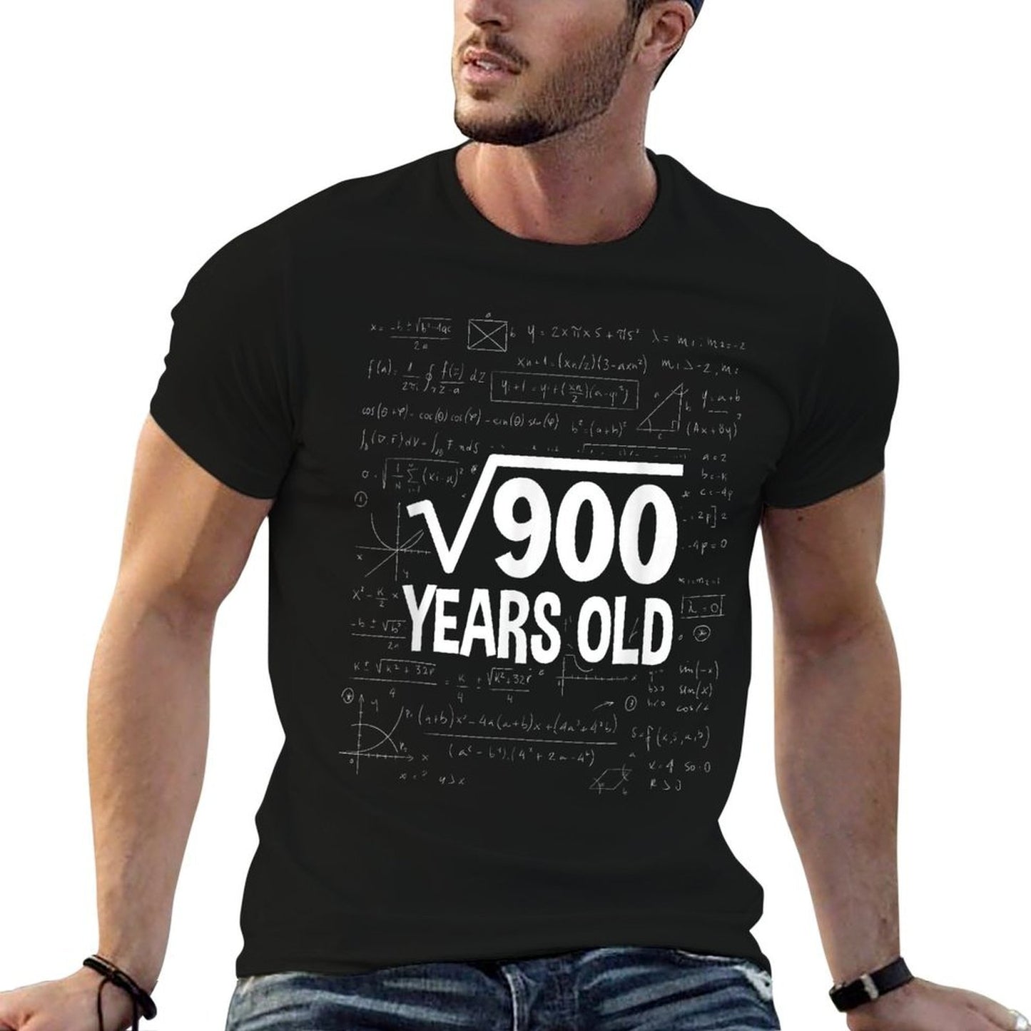 30 Birthday Boy Men Son Him Girl Funny Math 30th Birthday  Polyester Blend T-Shirt