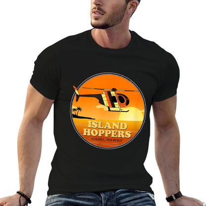 Island Hoppers Classic 80s TV  Cotton T-Shirt