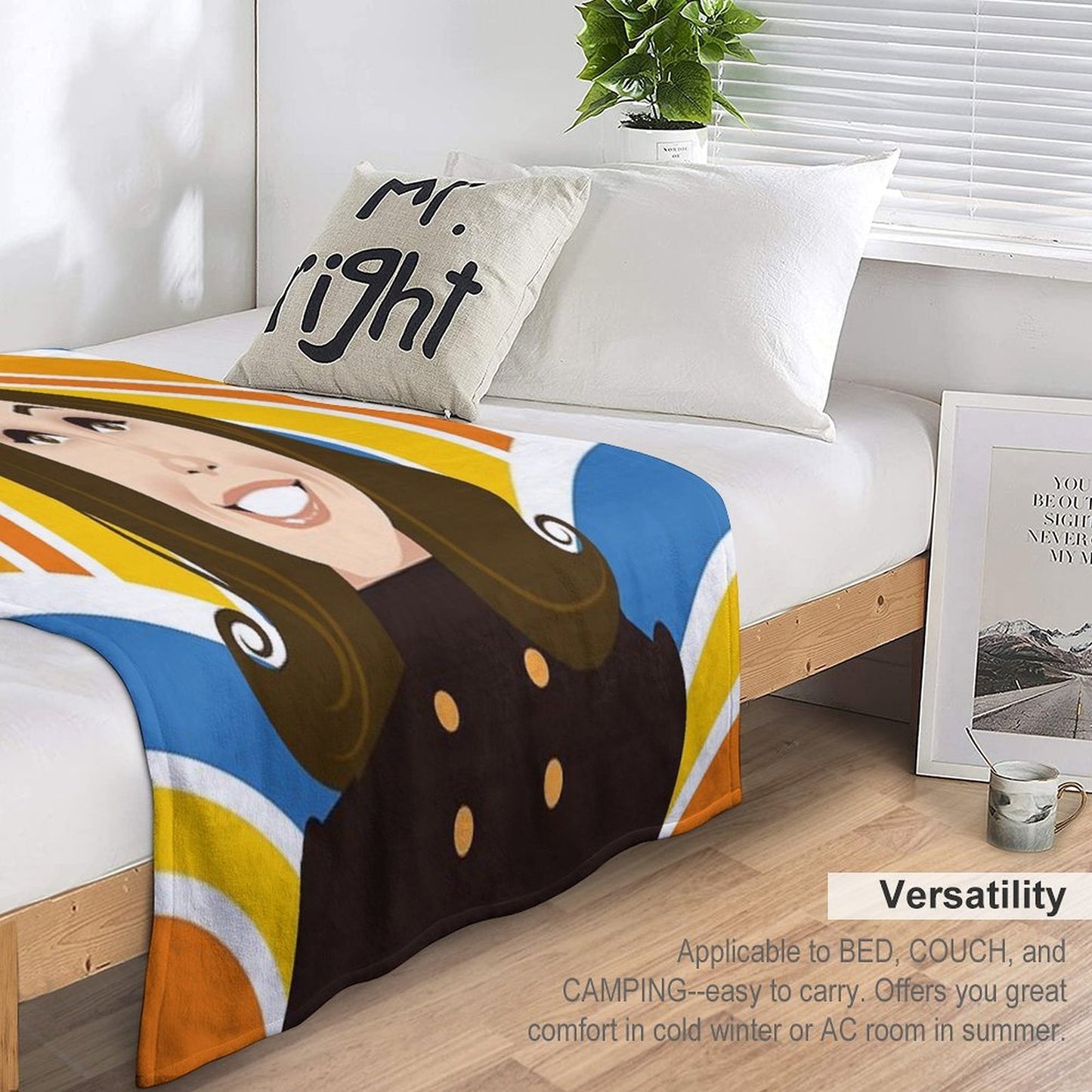 Mary Eco-conscious Throw Blanket