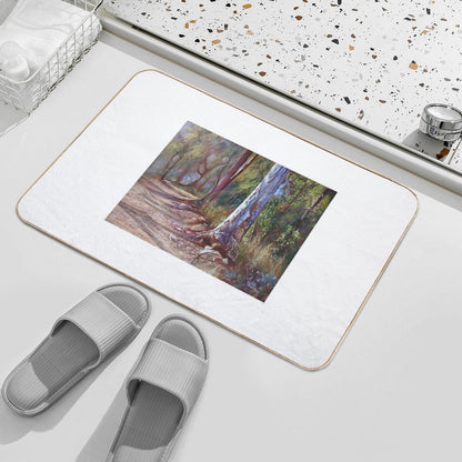 'Winding Back No. 2'  Toxin-Free Bath Mat