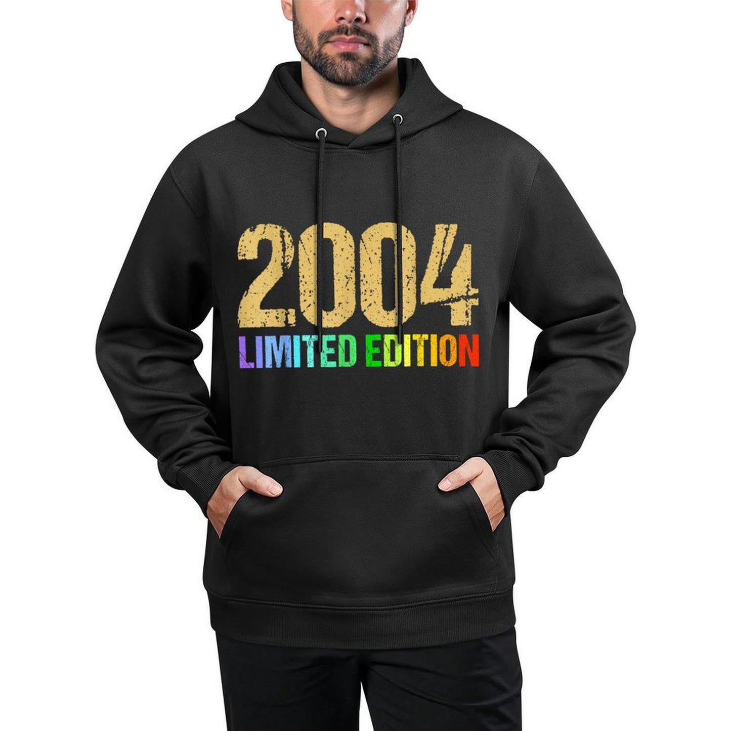 21st Birthday Man Woman 21 Years 2004 Decorative Funny Gift Versatile Streetwear Hoodie
