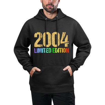 21st Birthday Man Woman 21 Years 2004 Decorative Funny Gift Versatile Streetwear Hoodie