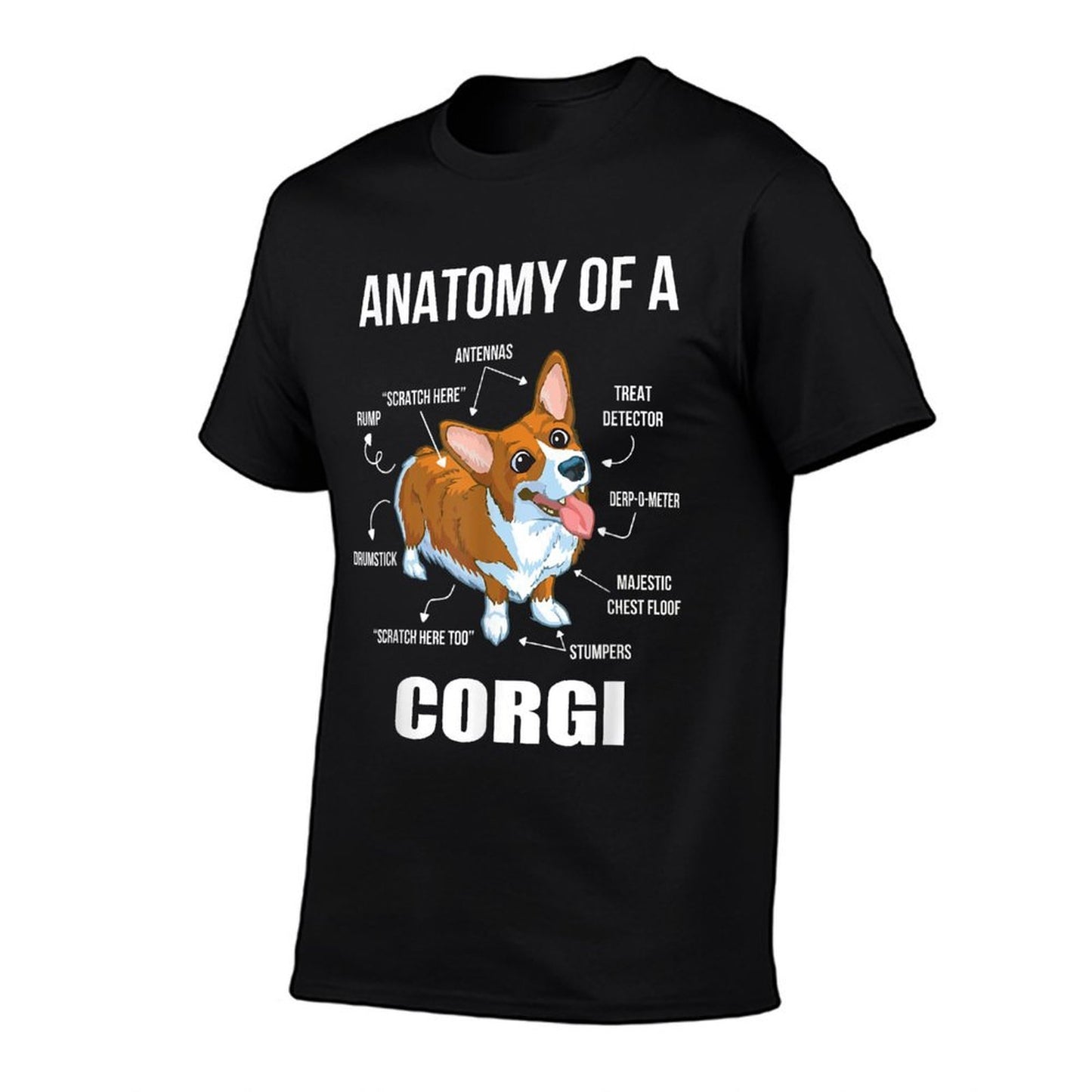 Anatomy of A Corgi Funny Dog  Relaxed-fit T-Shirt