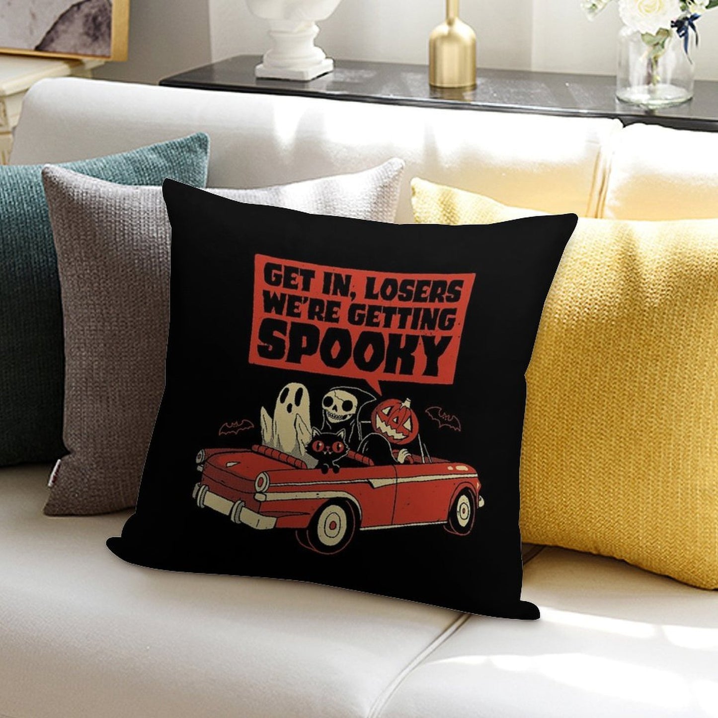 Getting Spooky Soft Multiple Sizes Throw Pillow