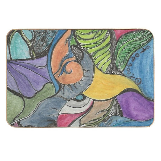 Happy Elephant Trunk  Slip-Resistant Bath Mat