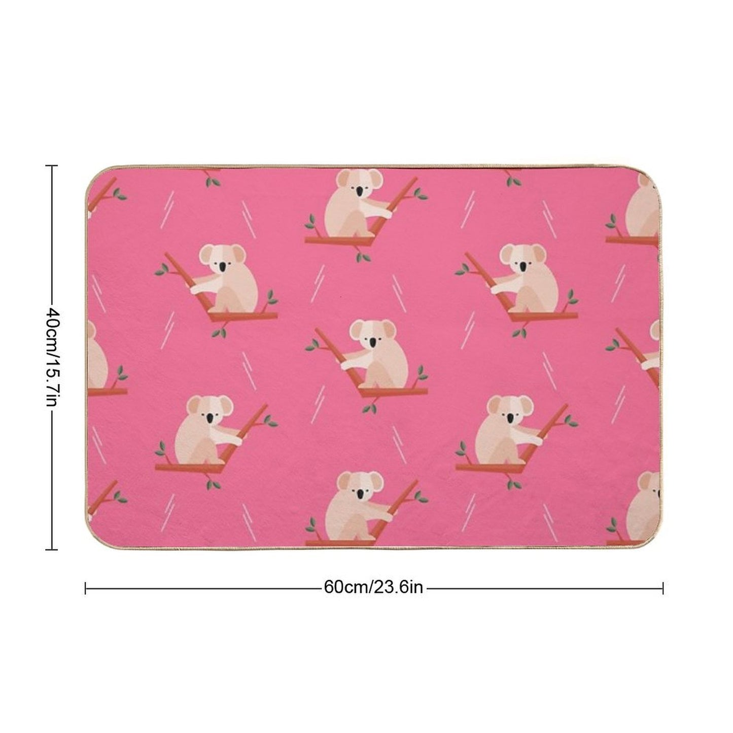 Koala Party  Long-Lasting Bath Mat
