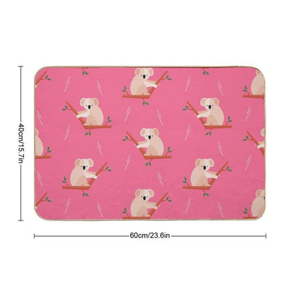Koala Party  Long-Lasting Bath Mat