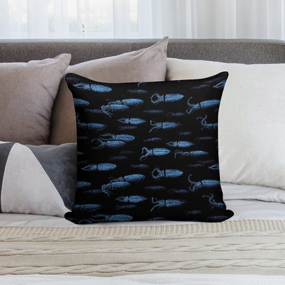 Firefly Squid Hotaruika Bioluminescent Soft Fade-Resistant Throw Pillow