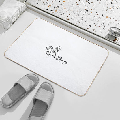 Grrr Argh  Fade-Resistant Bath Mat