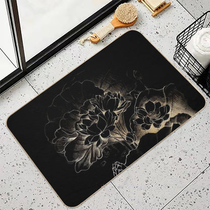 Gold Lotus  High-Traffic Bath Mat