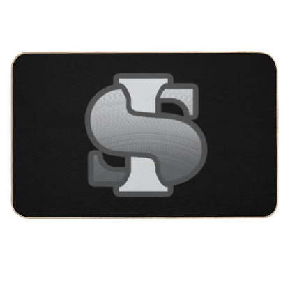 The Schedule  Grayscaled  Anti-Trip Bath Mat