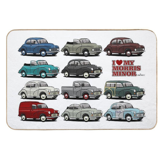 Morris Minor Evolution  Non-Slip Bath Mat