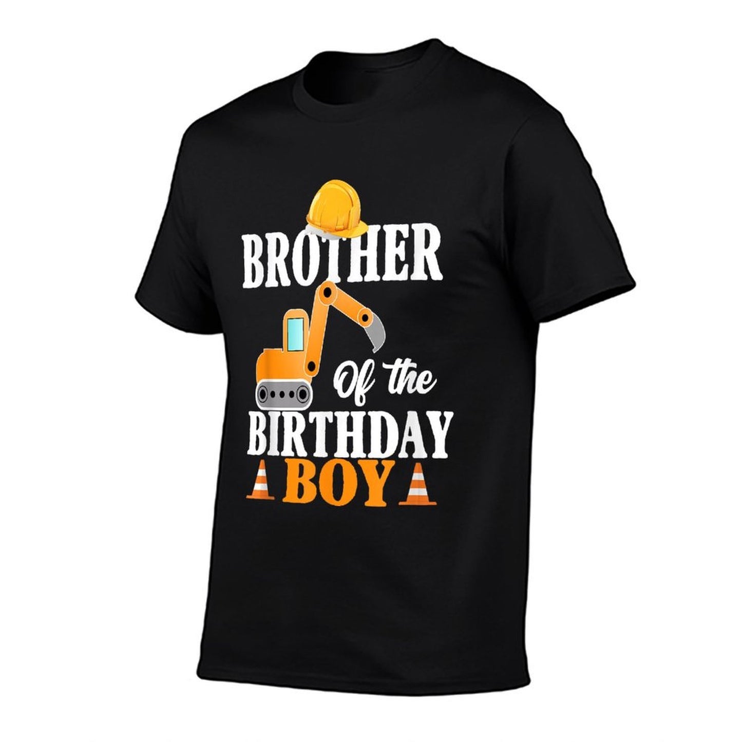 Construction Birthday Party Brother of The Birthday Boy  Stretchy T-Shirt