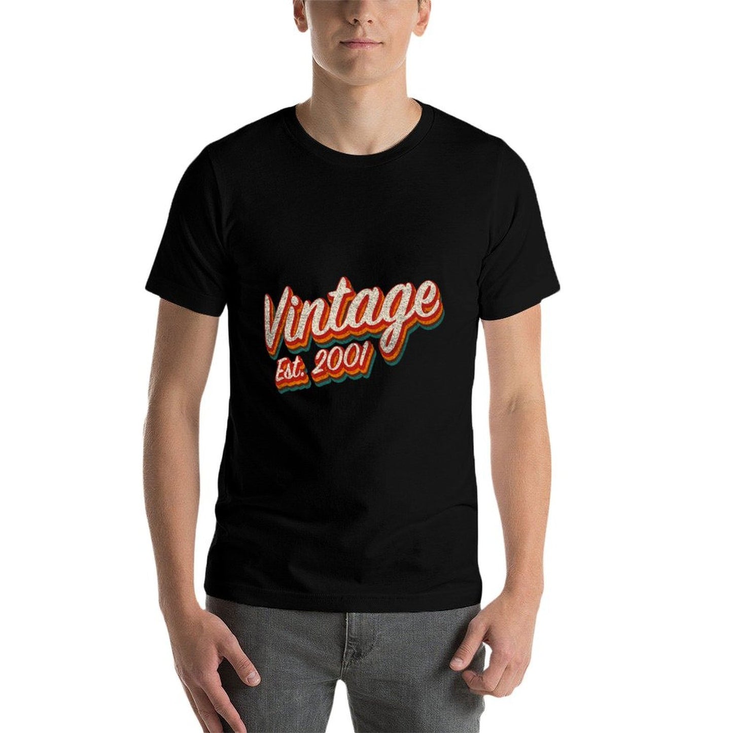 Vintage 2001 21st Birthday Limited Edition 21 Year Old  Cotton T-Shirt