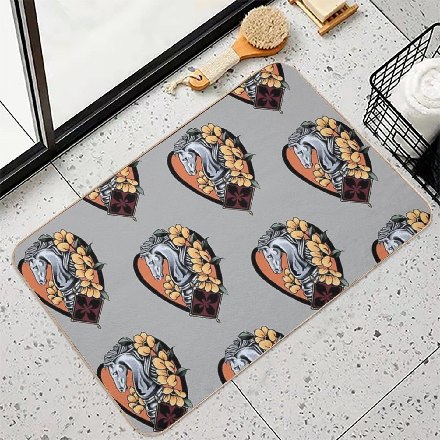 Checkmate  Stain-Proof Bath Mat