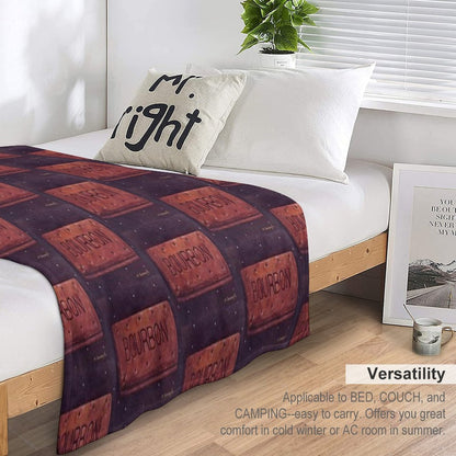 Bourbon Biscuit All-season Throw Blanket
