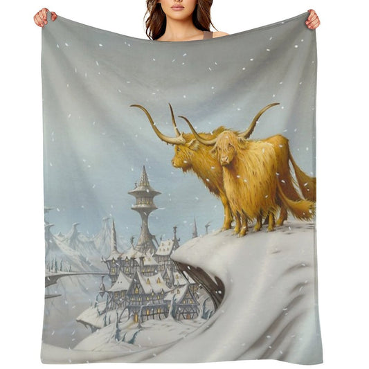 In The Bleak Midwinter Lightweight Throw Blanket