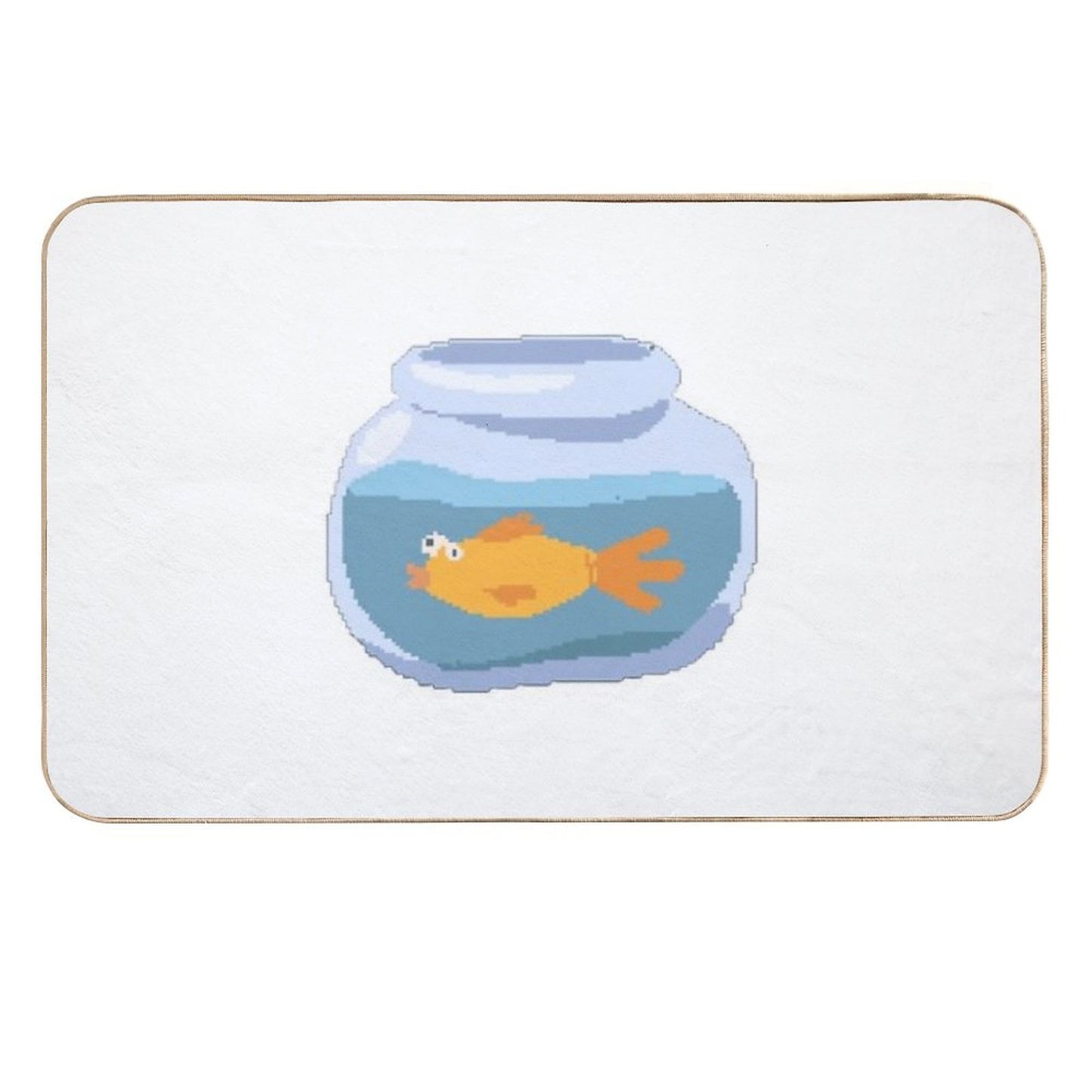 The Planet Life Goldfish  High-Traffic Bath Mat