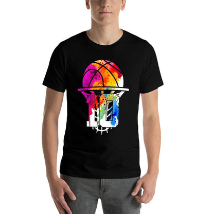 10 YEARS BASKETBALL 10TH BIRTHDAY  Heathered Texture T-Shirt