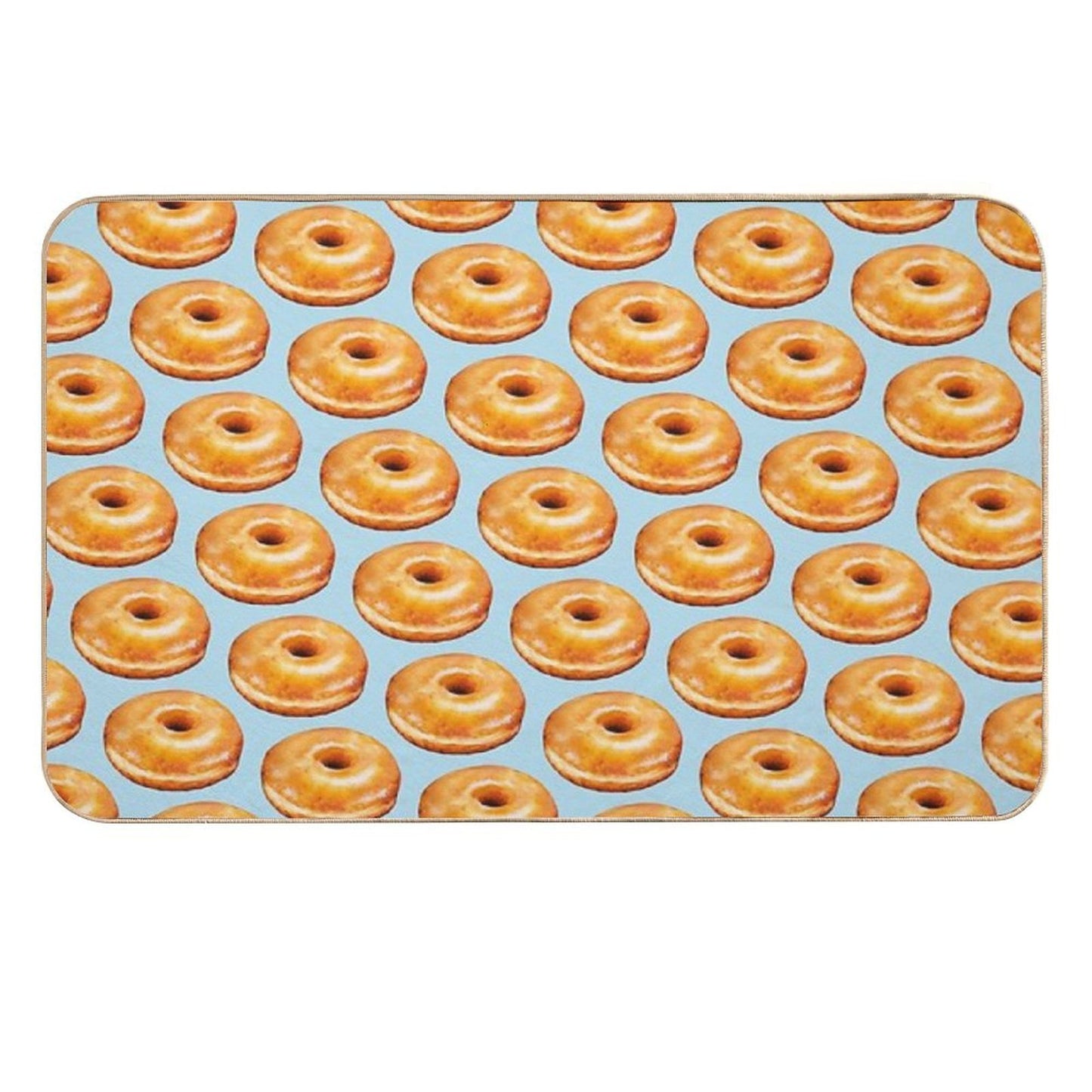 Glazed Donut Pattern  Dirt-Trapping Bath Mat