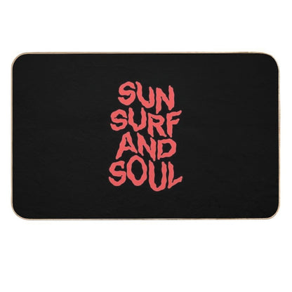 Sun, Surf, And Soul.  Absorbent Bath Mat
