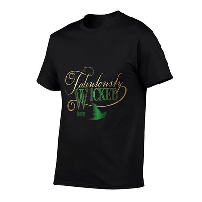 Wicked Fabulously Wicked Elphaba - Unisex-Adult, Black, Small, Short Sleeve,, Letter Print Comfortable T-Shirt