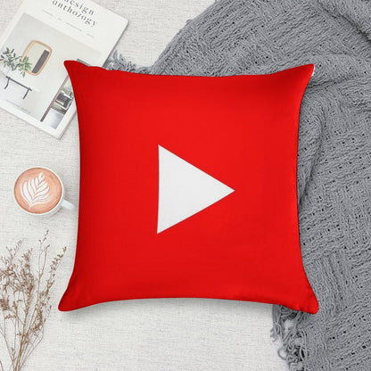 YouTube Pillow Soft Easy Maintenance Throw Pillow