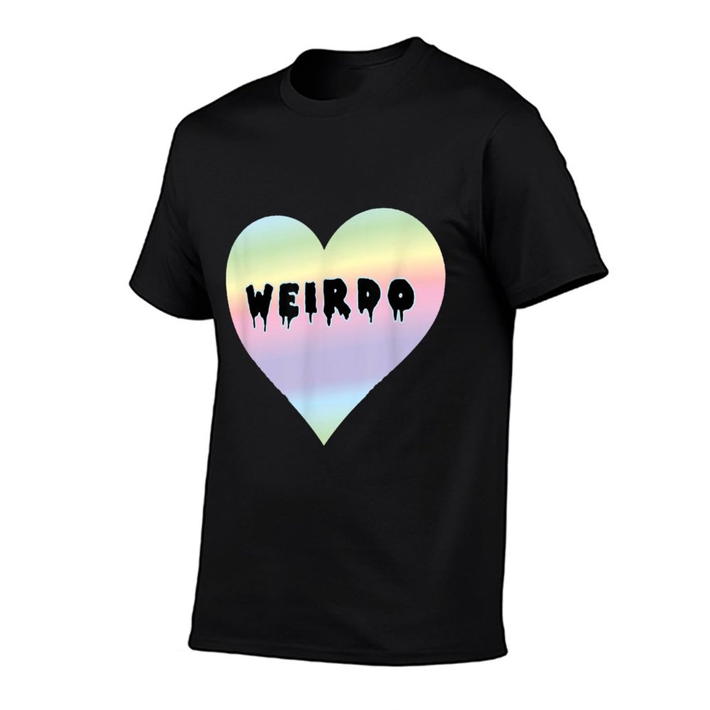 Pastel Goth Kawaii WEIRDO Illustration  Vintage Heart Drip  Easy-care T-Shirt