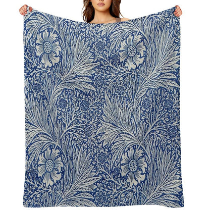 Marigold - William Morris Velvety-soft Throw Blanket
