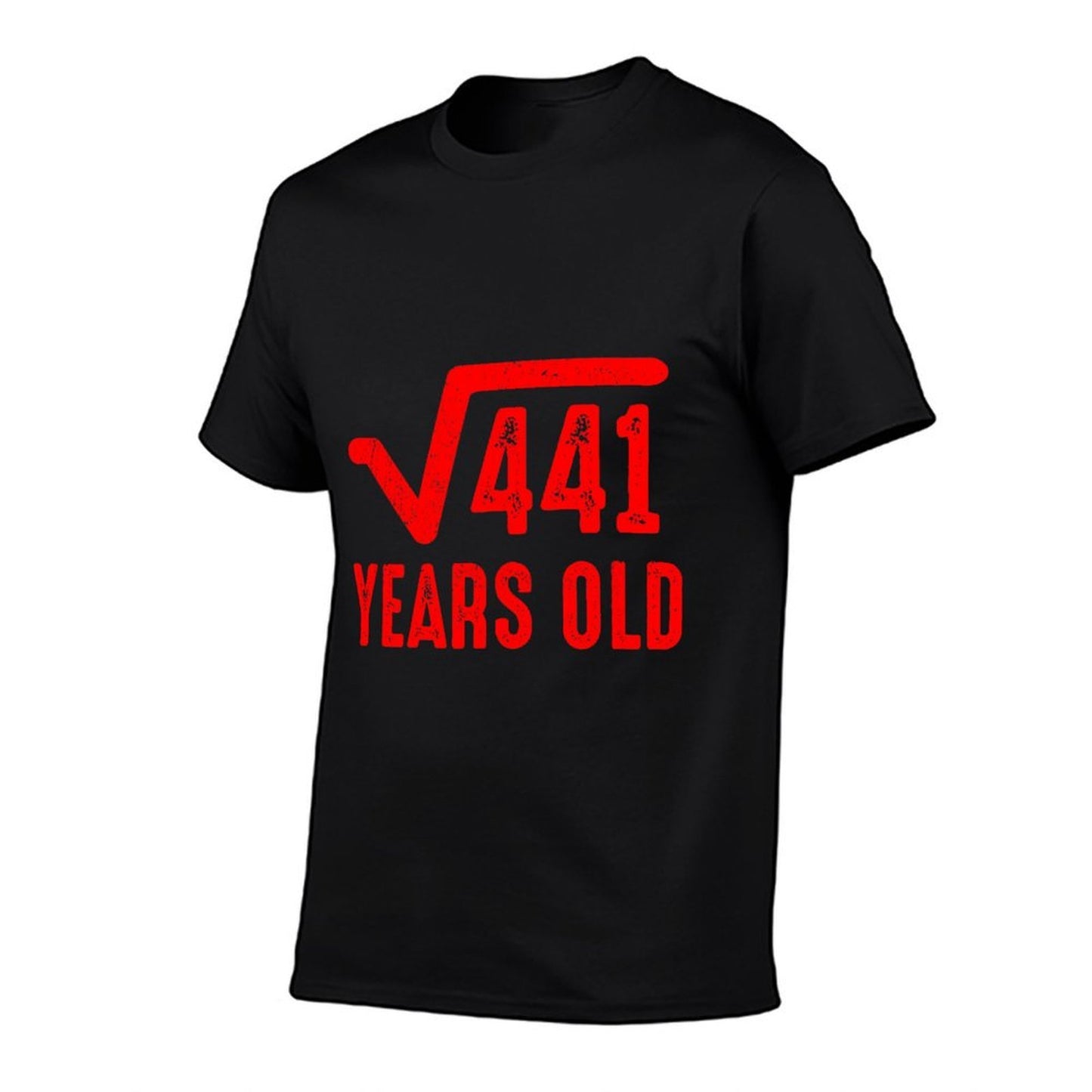 Square Root of 441  21st Birthday T (Red)  Moisture-wicking T-Shirt