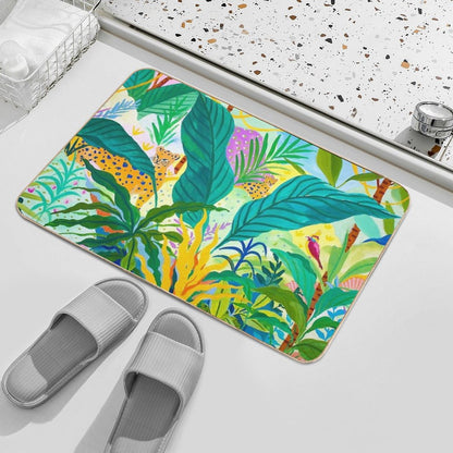 Paradise Jungle  Easy To Clean Bath Mat