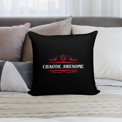 Chaotic Awesome Alignment Tabletop RPG Gaming Soft Gift Ready Throw Pillow