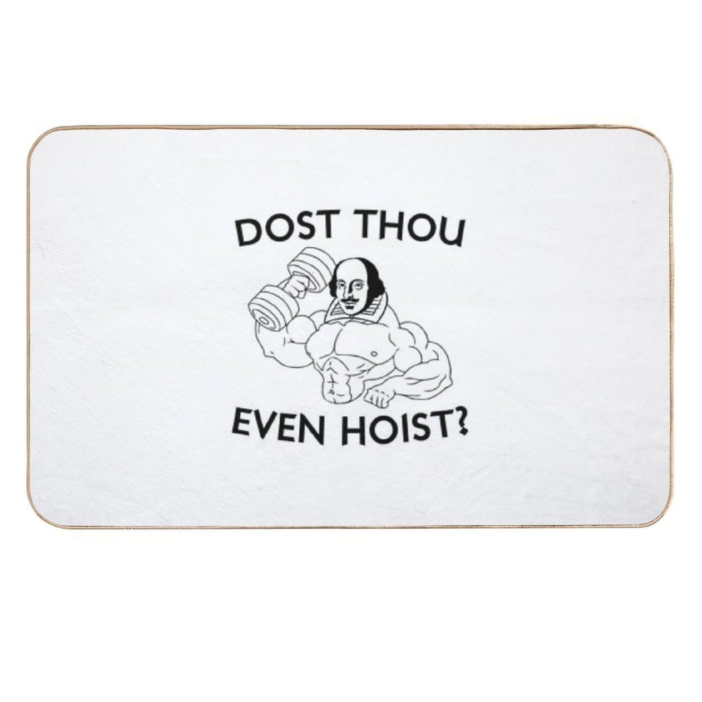 Dost Thou Even Hoist  Eco-Friendly Bath Mat