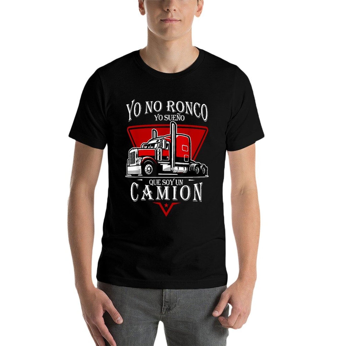 Yo No Ronco Yo Sueno Que Soy Un Camion Latin Dad Spanish  Trendy Pattern T-Shirt