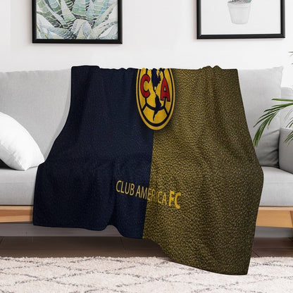 CLUB America FC Sustainable Throw Blanket