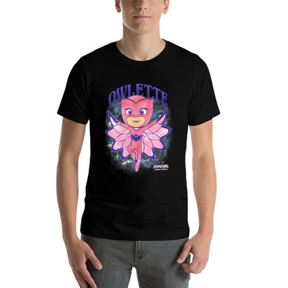 PJ Masks Owlette Watercolor Girly Portrait  High-quality Stitching T-Shirt
