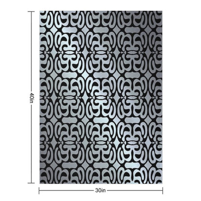 Abstract Travel-friendly Throw Blanket